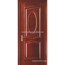 Luxury Red Oak Veneered interior swinging shutter MDF doors